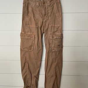 American Eagle Outfitters Tan Cargo Pants